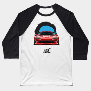 dodge viper 2008 srt10 lowered red Baseball T-Shirt